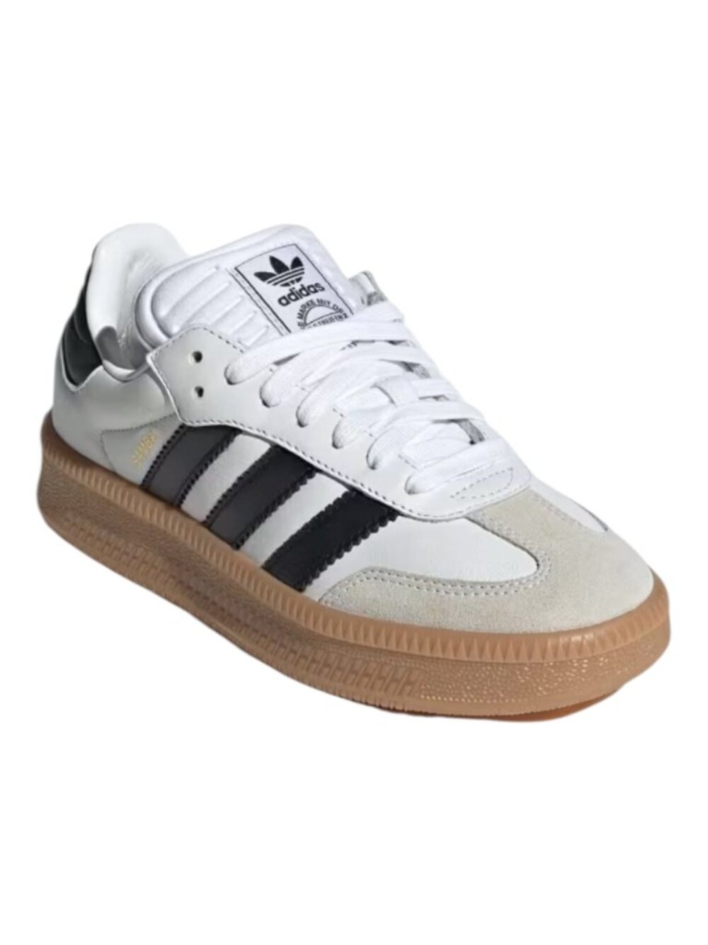 NWT Adidas Originals Samba XLG J White Black Gum Youth Size 7/Women's 8 (24.6CM)